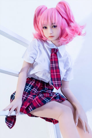 138cm pink hair anime love doll