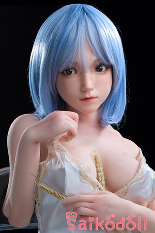 cute blue hair love doll