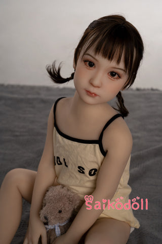 Tsumugiki 110cm Flat Chest AXB #A148 Very Cute Loli Sex Doll Silicone Head Selectable