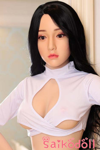 Life-size skinny sex doll silicone