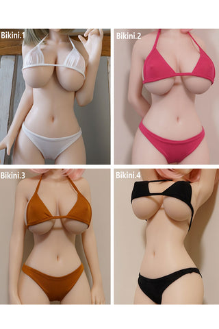 Available in 4 colors dedicated to sex doll silicone bikini